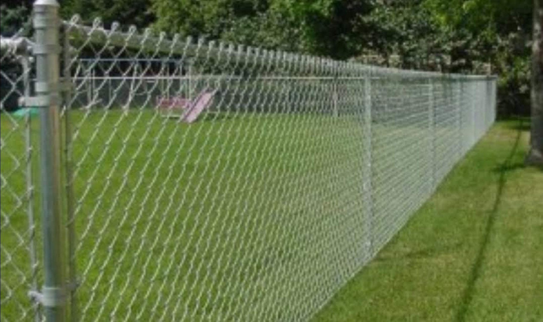 GALVANIZED CHAIN LINK FENCE
