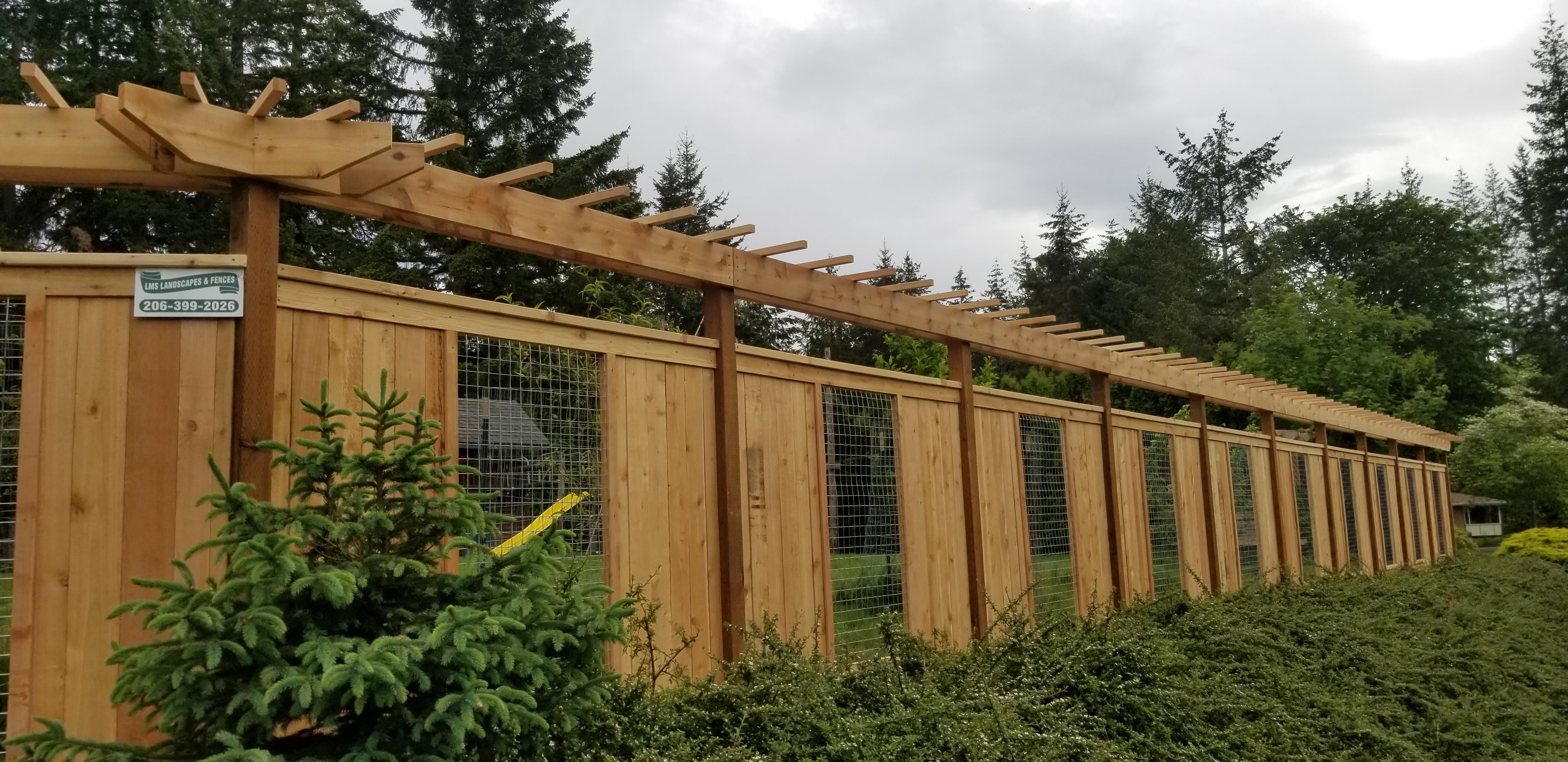 CUSTOM CEDAR FENCE